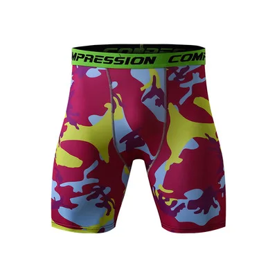 

camouflage custom high waist booty shorts compression shorts men