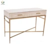 Modern Pink Metal Furniture Corner Wall Console Table
