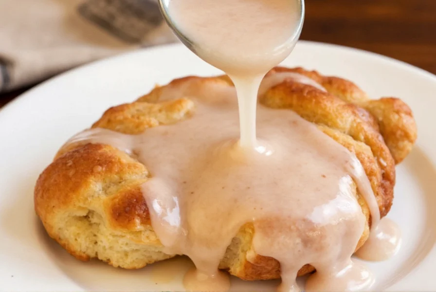 cinnamon bun glaze recipe