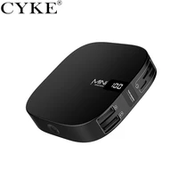 

CYKE Portable Mobile Phone battery charger adapter power bank 10000mah with led screen battery voltage show