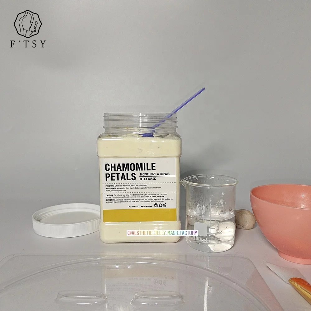 

Amazon Best Selling OEM Chamomile Extract Jelly Face Mask 100 Flavors Quality Stable Jelly Facial Mask Powder