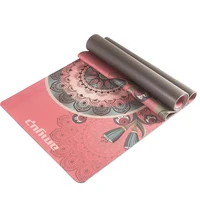 

Wholesale high quality eco friendly colorful custom printed black rubber yoga mat