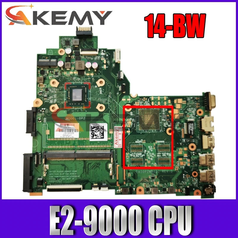 

For HP 14-BW 245 G6 Laptop Motherboard With E2-9000 CPU 925545-601 925545-001 DA00P2MB6D1 DDR4 100% Tested Fast Ship