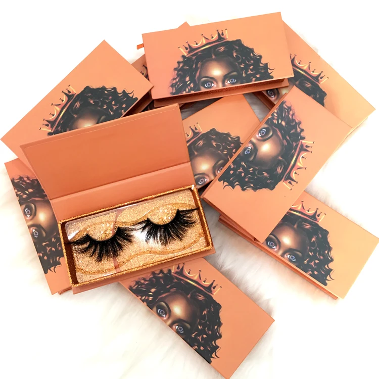 

Wholesale Lashes Fluffy Mink Eyelashes Wholesale 3d 5d 100% Mink Eyelashes Mink Lashes, Black and gold