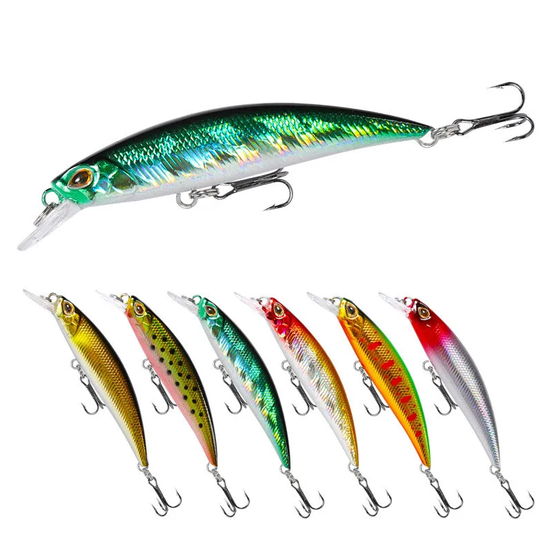 

Sinking Minnow Pesca 70mm 10g Sea Bass Fishing Lure Long Casting Seawater Hard Bait Fishing Lures, 10colors