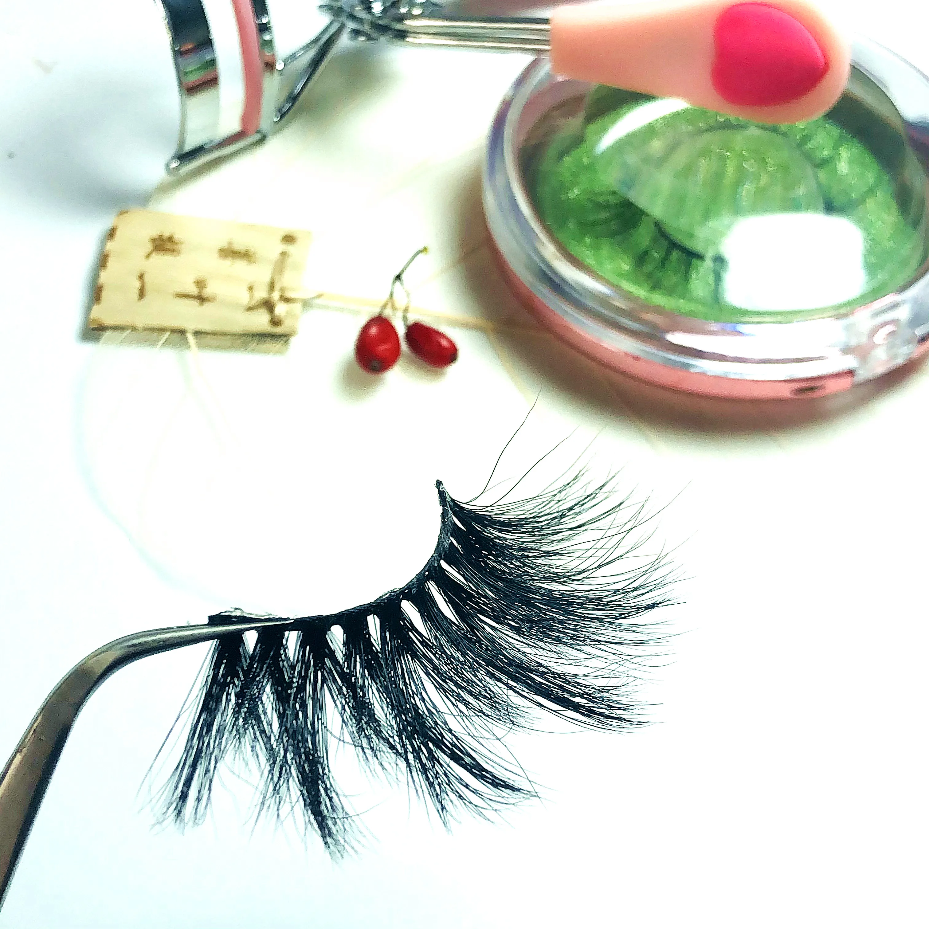 

Private label lashbox packaging wholesale lashes 5d mink eyelash vendor customized boxes 25mm mink eyelash, Black color