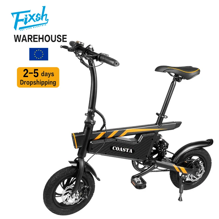 

EU Warehouse Free Shipping Waterproof 12 inch foldable ebike 250w foldable ebike 350w Mini City Electric Bikei Long Range