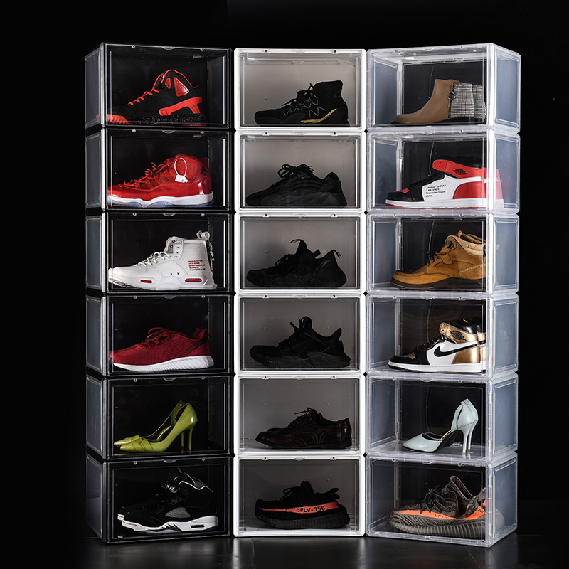 
Wholesale customfoldable shoebox plastic storage plastic shoe box plastic transparent for sale 