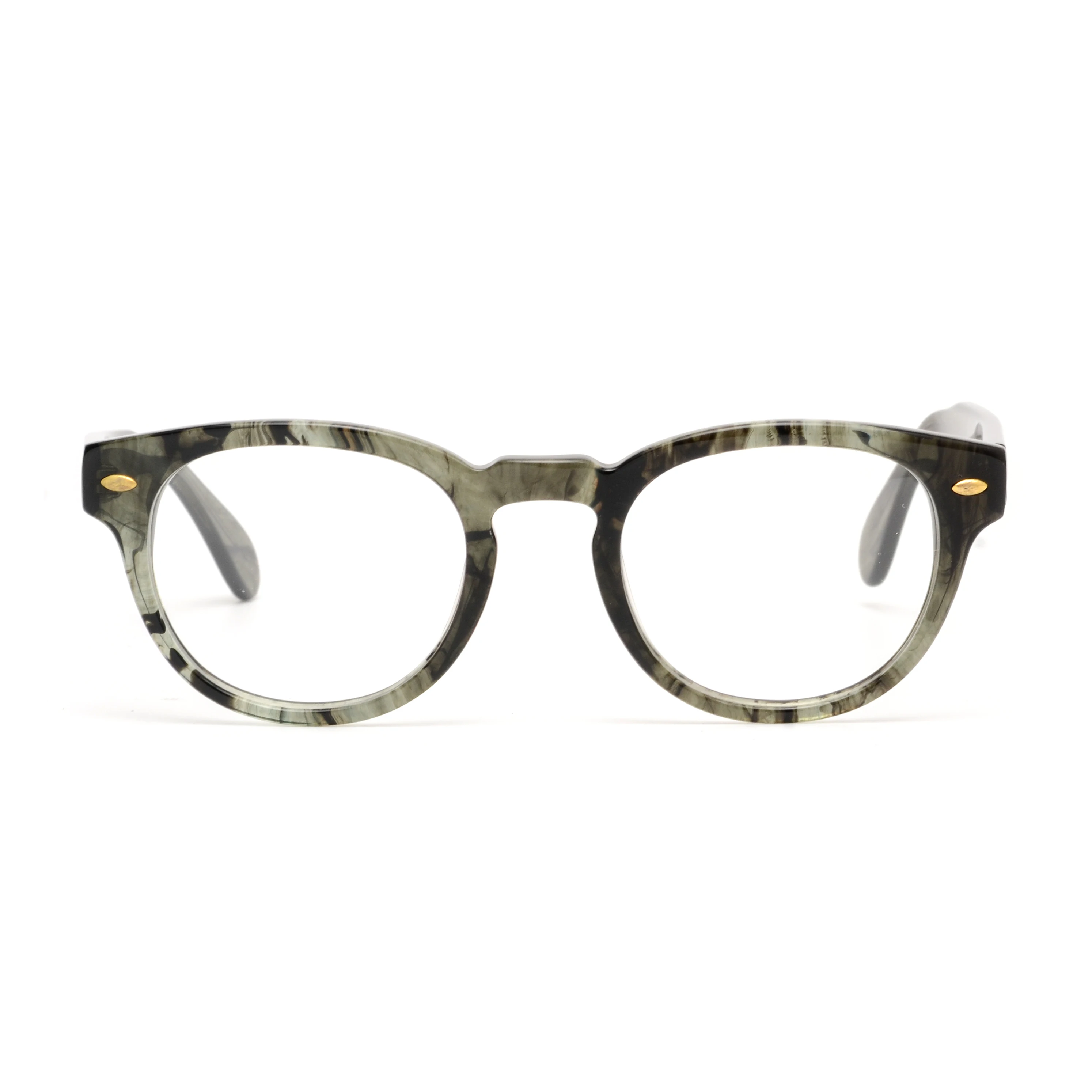 

1106 Acetate Wine Oversized Style High Fashion Retro Eyeglasses Eyewear Men Round Glasses, As picture or custom colors