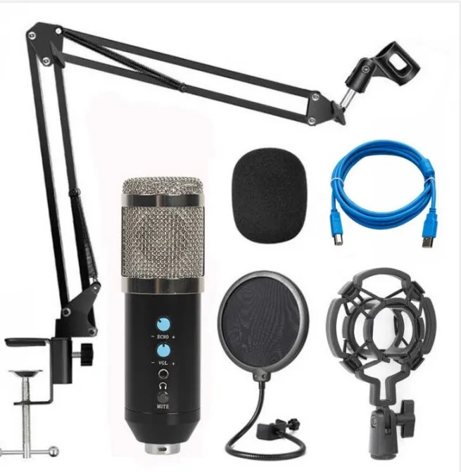 

Condenser Microphone Studio Recording Kit with Usb Microphone Oem, Black