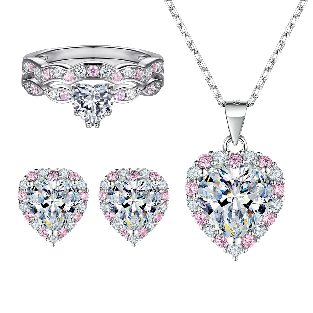 Durable Resin Coating 925 Silver Zirconia Set Extra Protection CZ Anti-Scratch Surface