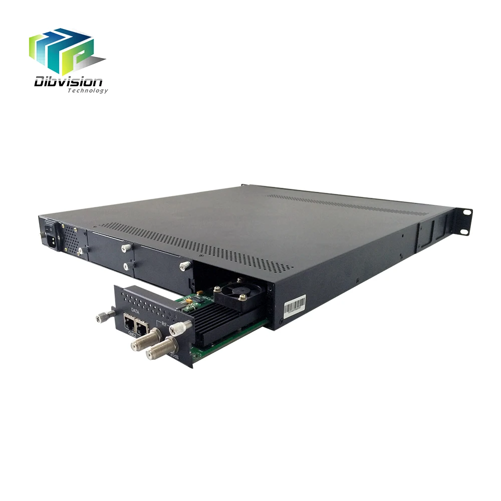 

digital 2xGbE IP to QAM dvb-c audio video rf modulator Annex A/B/C