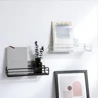 

bathroom rack shelf Punch-free wrought iron multifunctional drain rack Kitchen vanity wall hanging storage rack