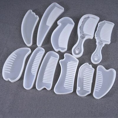 

DIY Resin Silicone comb Molds for Home Resin Casting Craft, Customized color