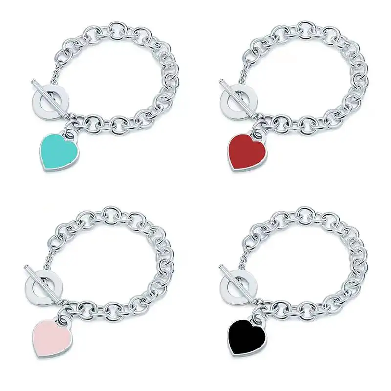 

Source factory direct sales fashion silver love brand bracelet ladies fashion bracelet