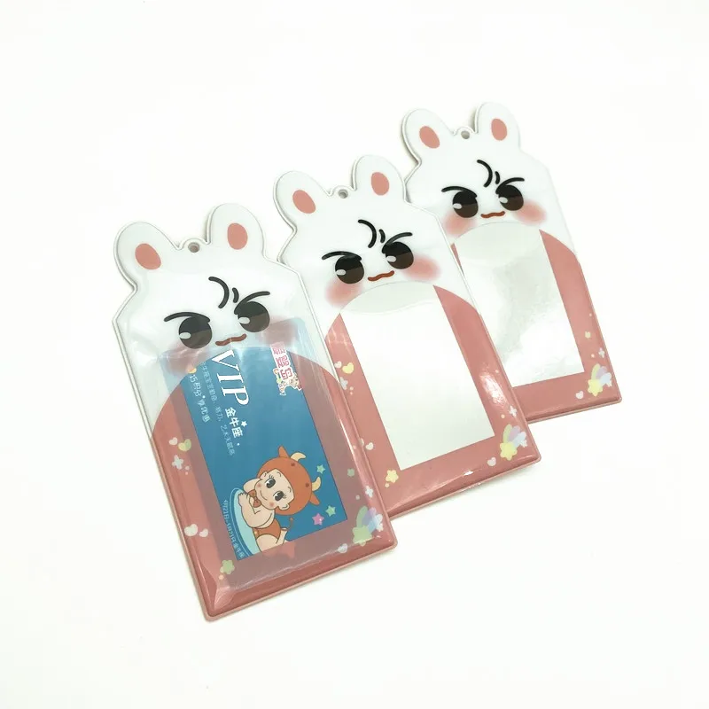 

Korea Fashion Custom PVC Photo Holder Keychain, Pms color