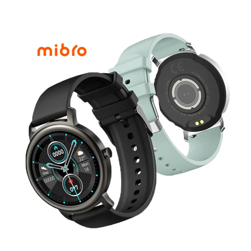 

Support Heart Rate Monitor Mibro Air 1.3 inch TFT Color Touch Screen Smart Watch Waterproof Smartwatch with Silicone Watchband