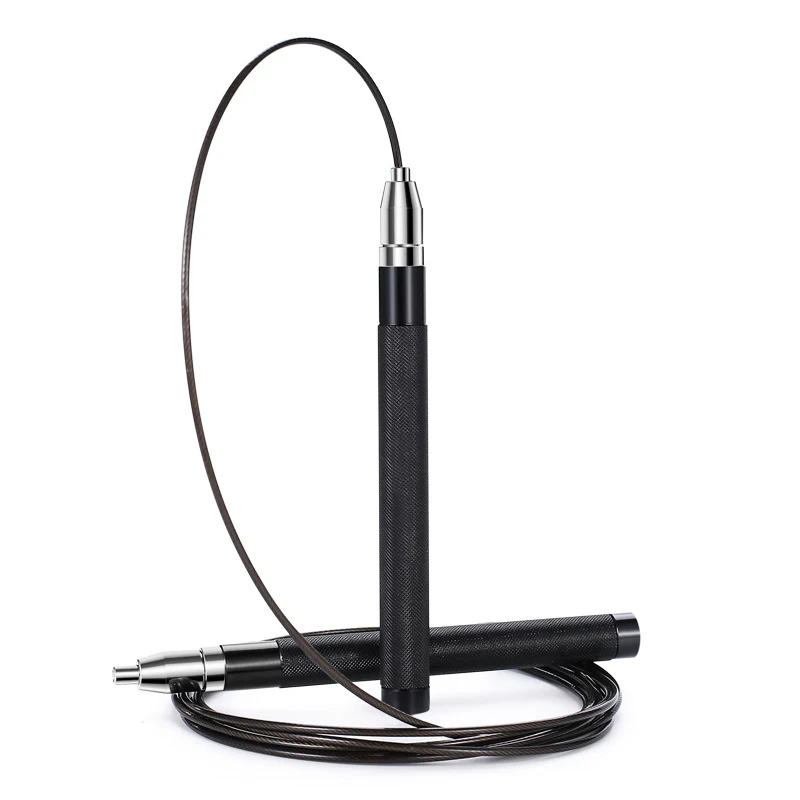 

Custom logo Adjustable Aluminium Handle High Speed self locking Skipping jumping rope