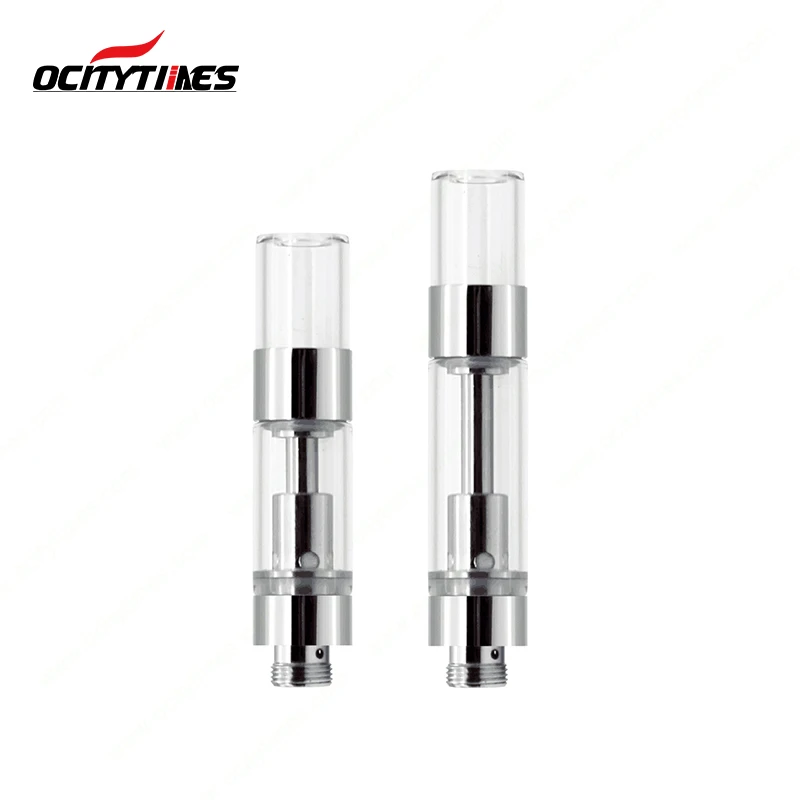 

2021 wholesale CBD cartridge plastic tube vaporizer cbd, Silver, gold color