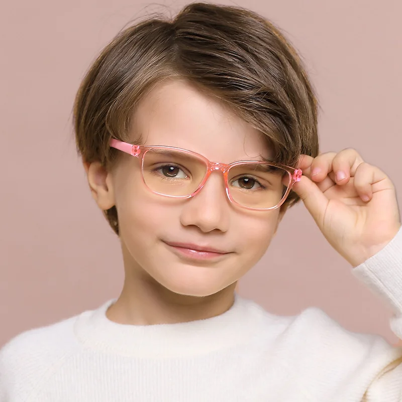 

Lmamba TR90 Square Eye Frames Spectacle Optical Kids Glasses 2021 Anti Blue Light Glasses Hanging Ear