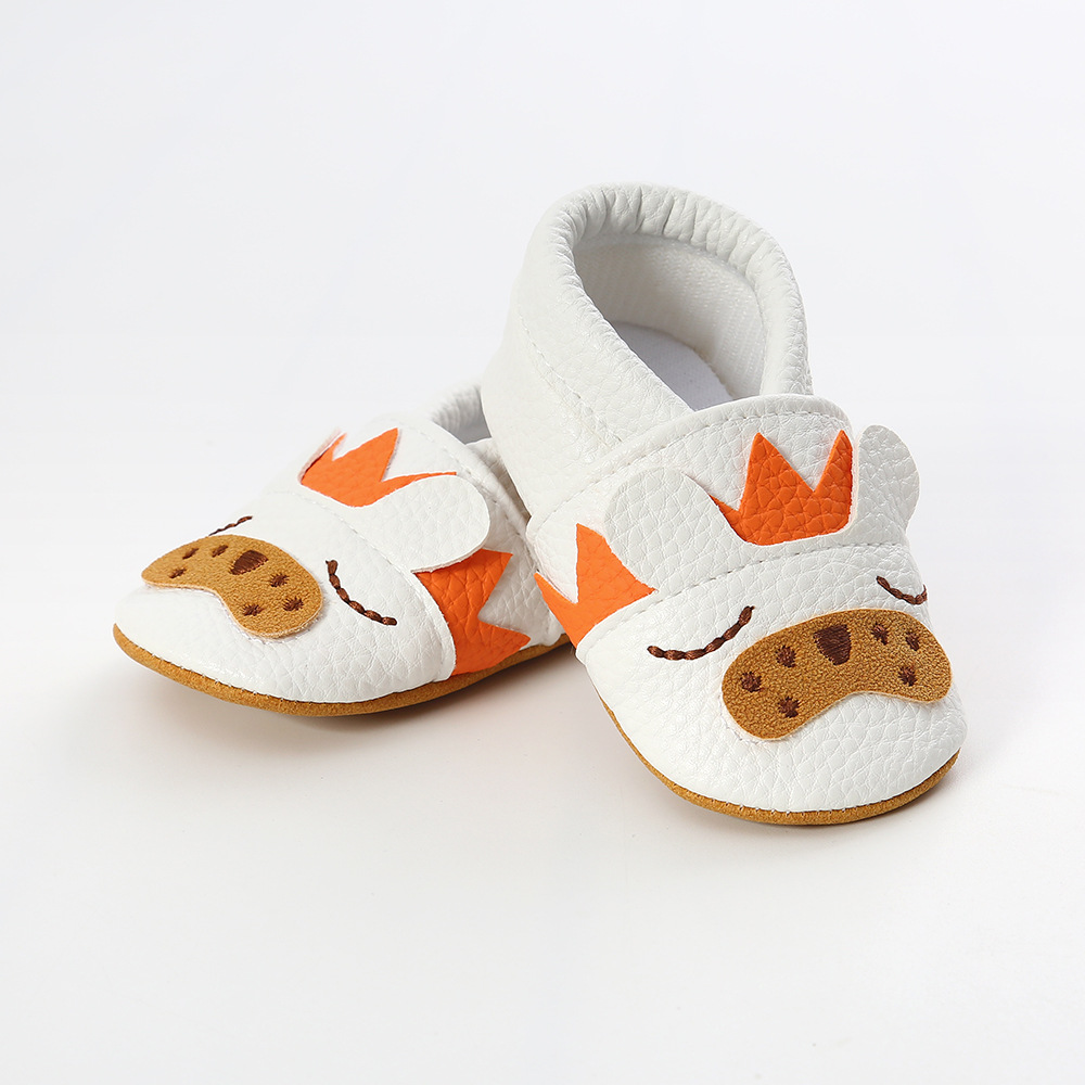 

Very comfortable soft cute doggy design non-slip boys and girls kids prewalker baby shoes