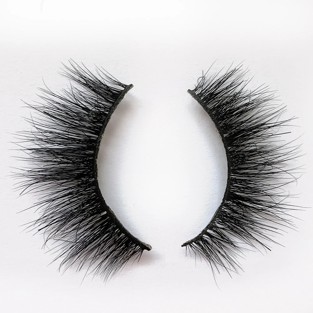 

Cheap Packaging New Design Custom Real 3D 20Mm Mink Eyelashes Vendor Free Sample, Natural black