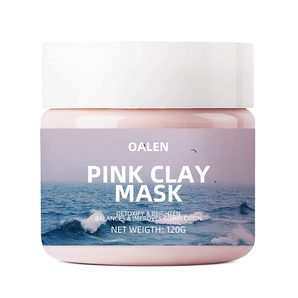 

Private Label Natural Organic Detox Whitening Hydrating Kaolin Facial Pink Clay Mask