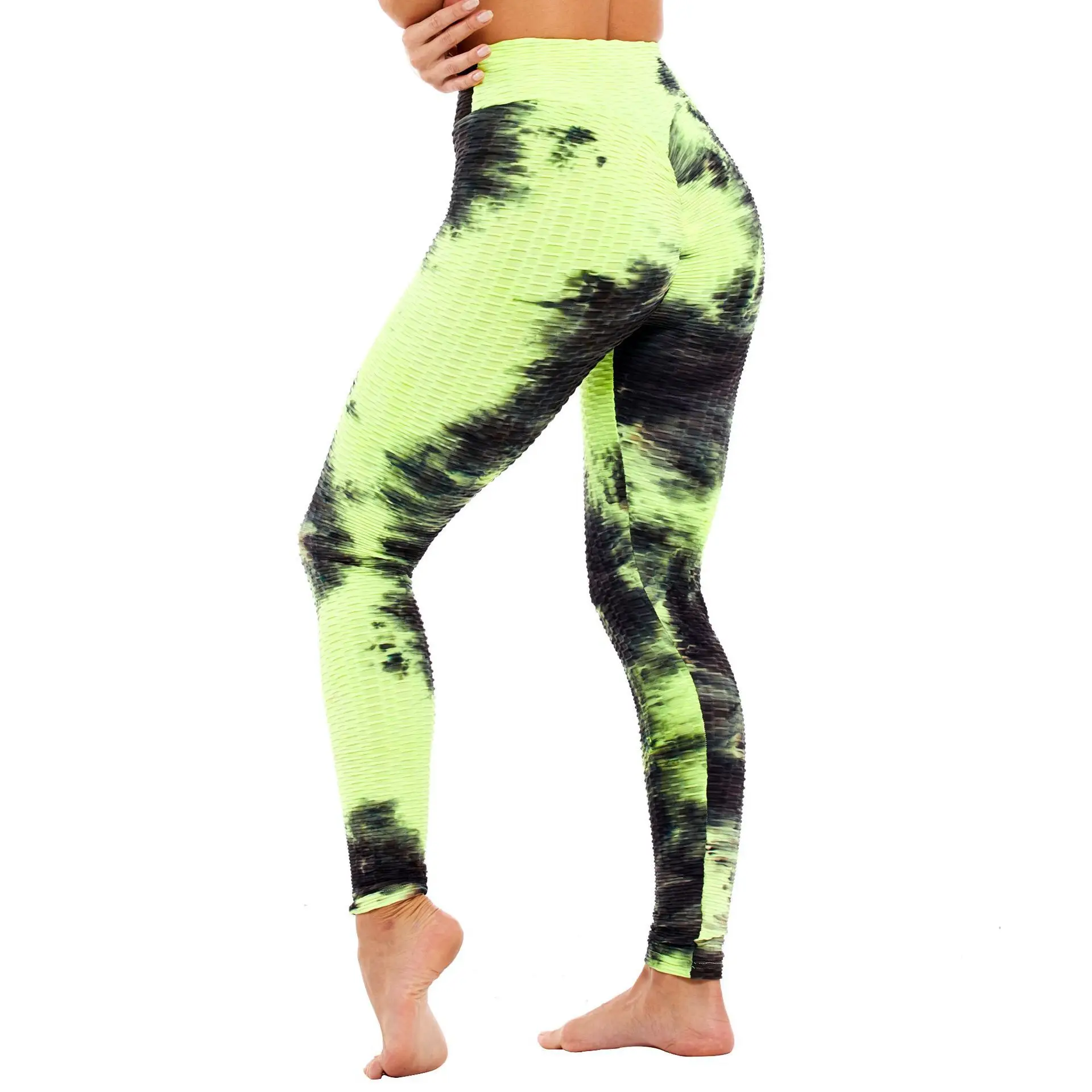 
2020 Jacquard Women Yoga Scrunch Butt Tie Dye Leggings 