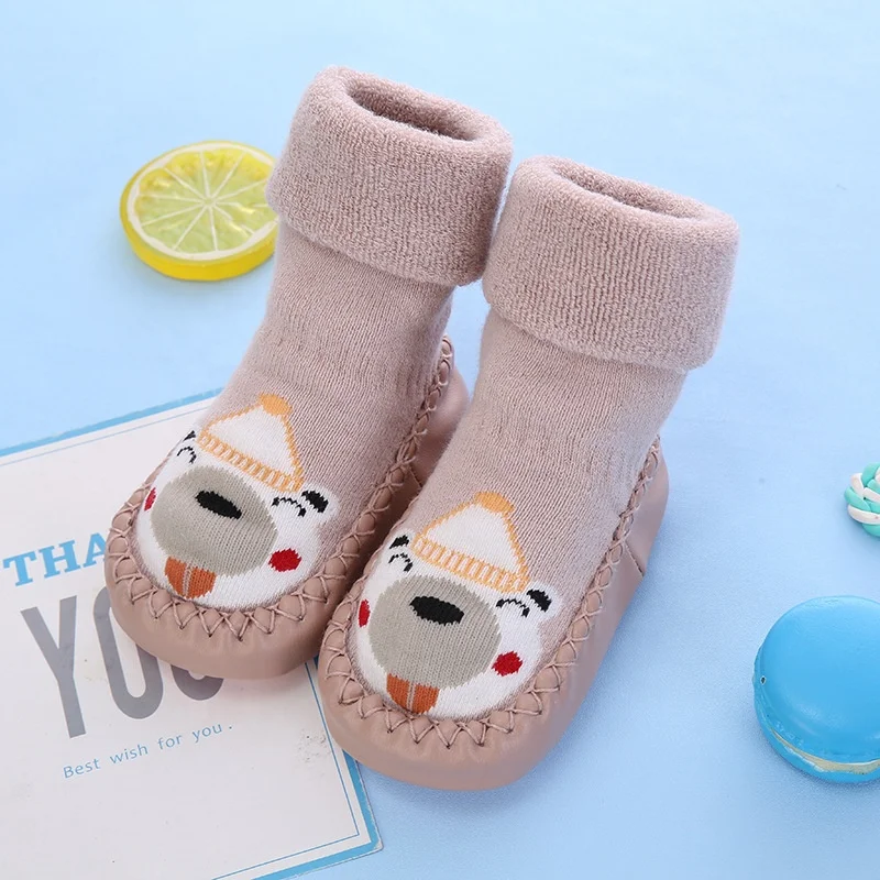 

Autumn and winter terry cotton baby socks Non-slip children socks