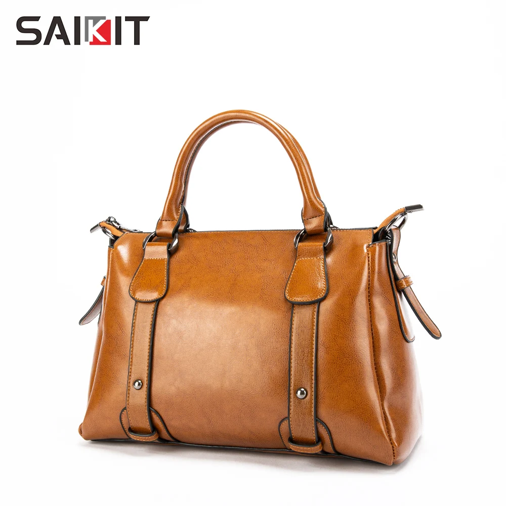 

Hot Sell Wholesale Fashion Genuine Leather Handbags Popular Ladies Shoulder Hand Bags for Women, Black/red/brown/green/coffee