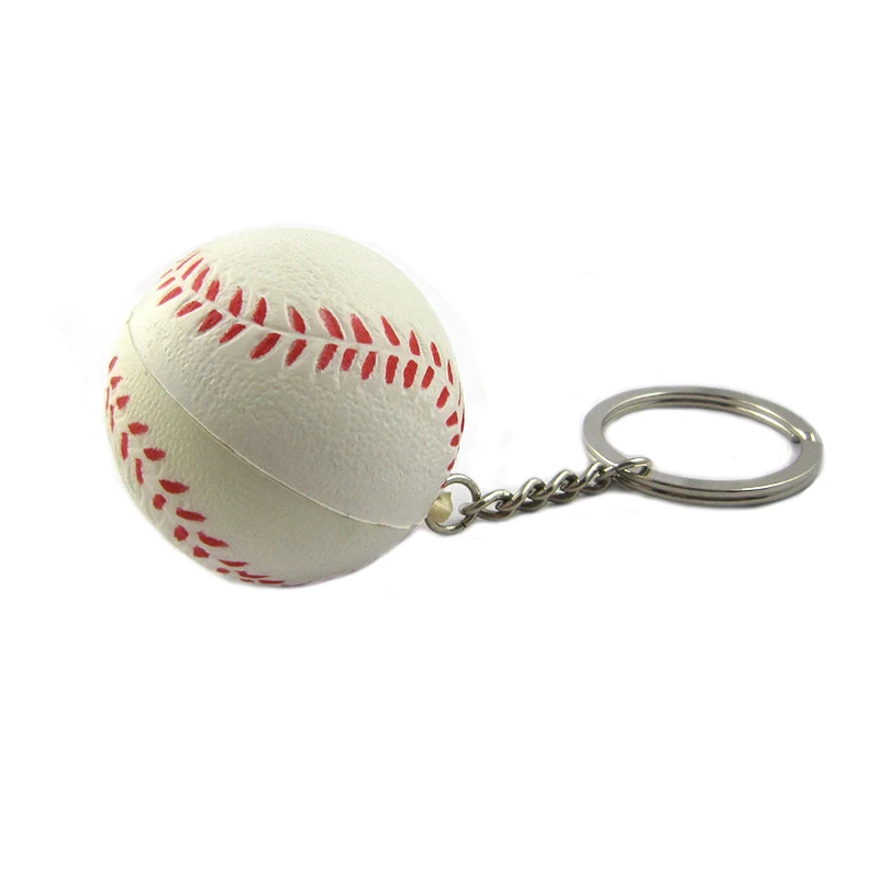 

Key Chain Accessories Baseball Sports Shape Souvenir Promotion Gifts Key Ring Free Samples Custom 3D Soft Pvc Rubber Keychain