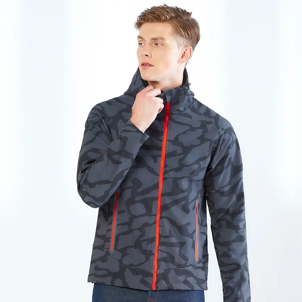 

Fashion men's jackets coats wholesale winter jacket waterproof windbreaker custom logo outdoor camouflage jacket