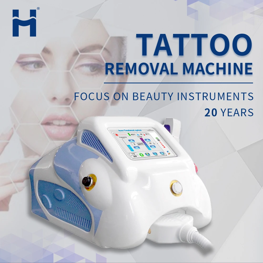 

2023 NEW 1064nm 532nm carbon peel portable Nd Yag Laser Tattoo Removal Machine carbon peeling For Salon carbon laser machine