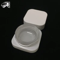 

White color Glass Jar 5ml Empty Container Square Style Glass Container for Wax Herb Concentrate DHL Free