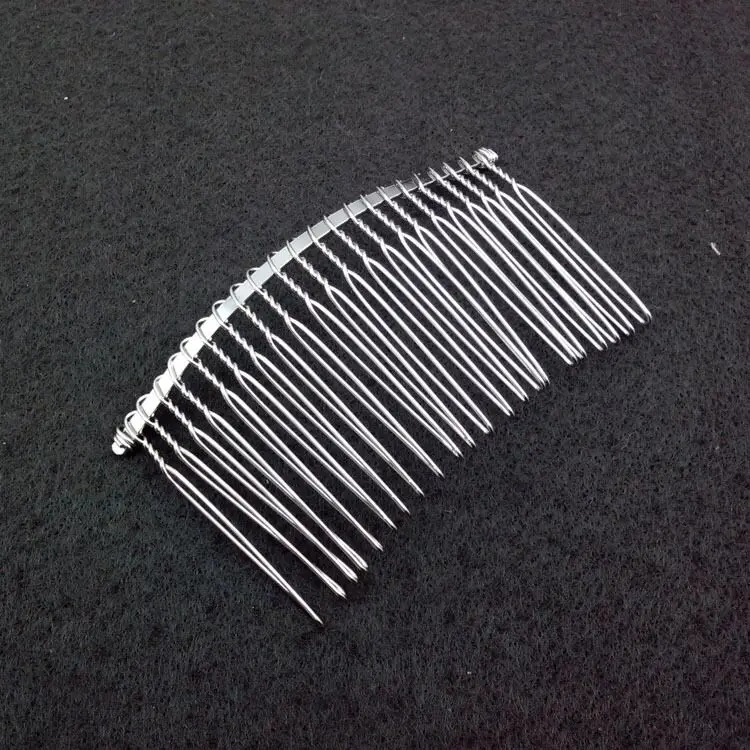 

Multi sizes silver black gold rose gold women accessories styling bridal wedding hair veil comb