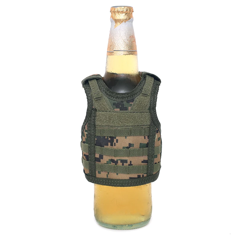 

Beverage cooler molle adjustable beverage holder mini tactical beer can vest cooler For 12oz Or 16oz Cans Or Bottles, All color