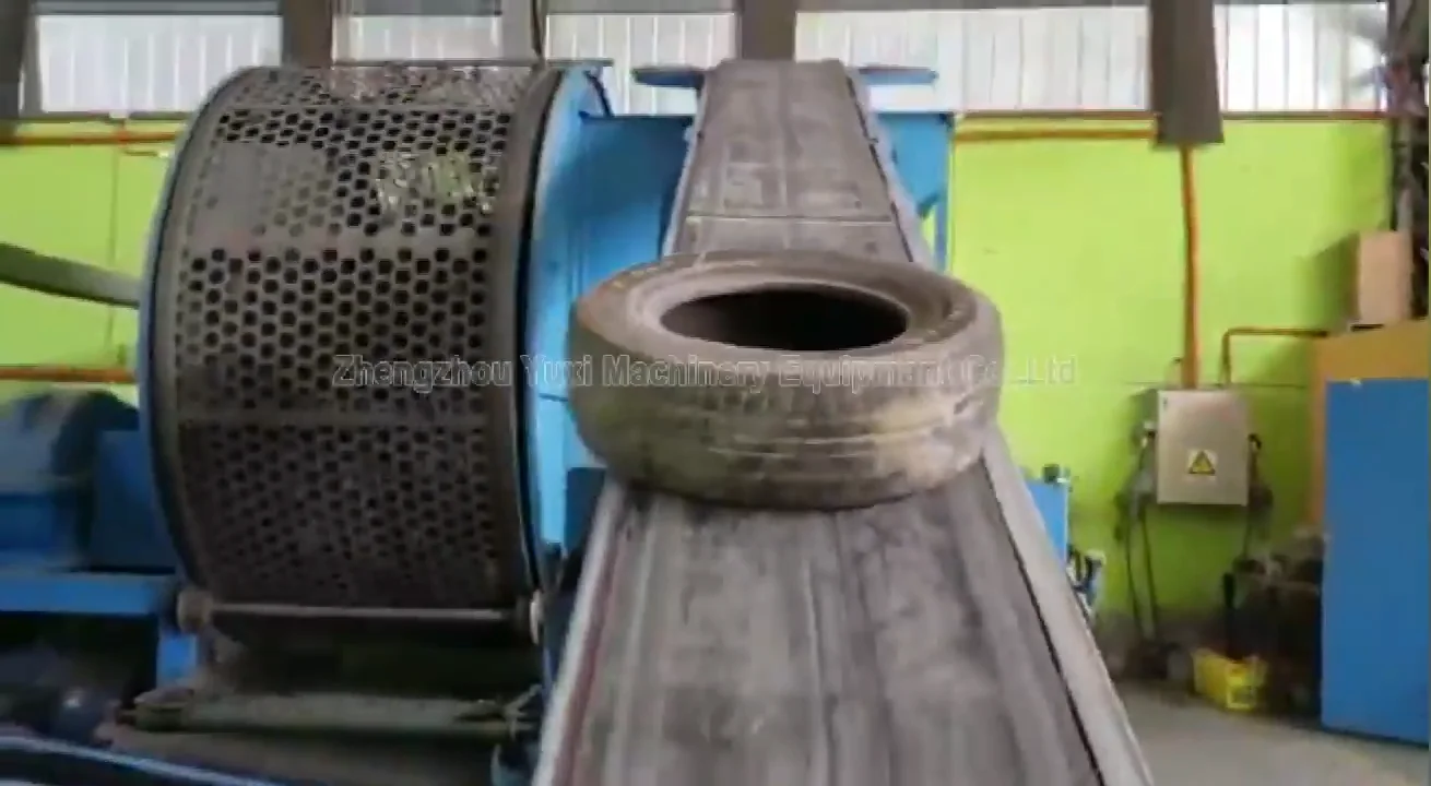 Industrial Used Tyre Shredder Mobile Portable Whole Waste Truck Tire