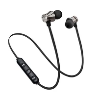 

Wholesale and Dropshipping XT11 Magnetic In-Ear Wireless Bluetooth V4.2 Earphones for iPad and smartphones(Tarnish)