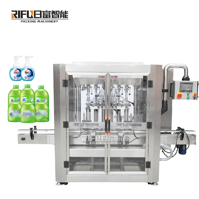 

Hot Sale New Product Automatic Liquid Soap Filling Machine/detergent lotion bottle filler for Manufacturing Plant