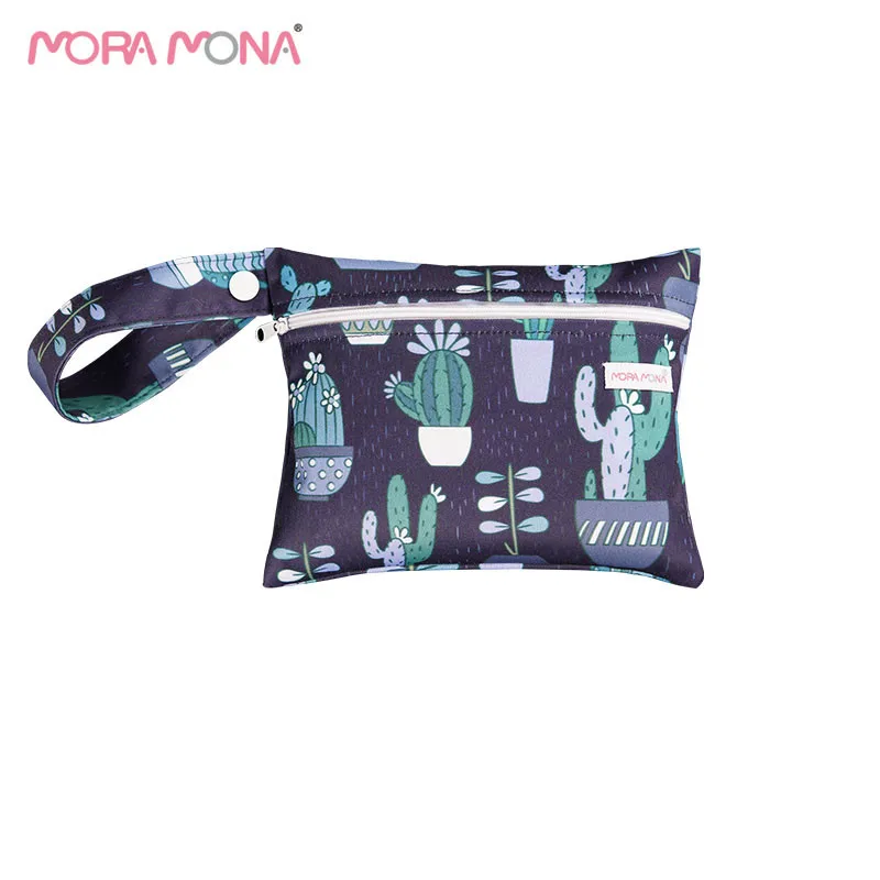 

Moramona OEM Outdoor small size storage menstrual pad wet bag reusable Washable Wet Bag For Sanitary Pad, Colorful