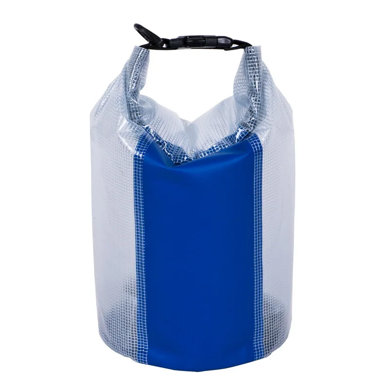 

Waterproof PVC tarpaulin waterproof dry bag with black bottom