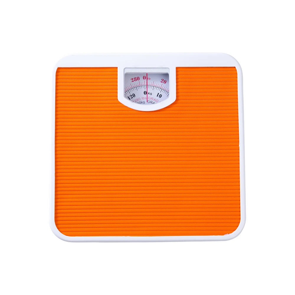 130 Kg Mechanical Personal Scale Body Weight Scale Pu Antislip Mat