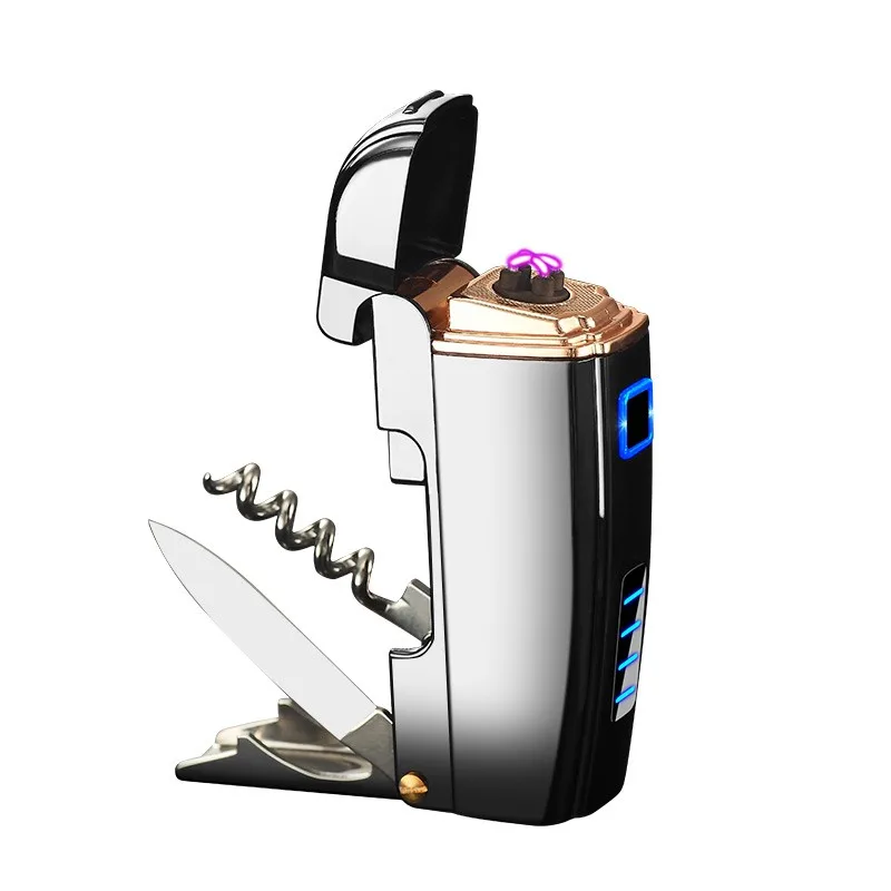 

Customized multifunctional double arc USB electronic lighter igniters