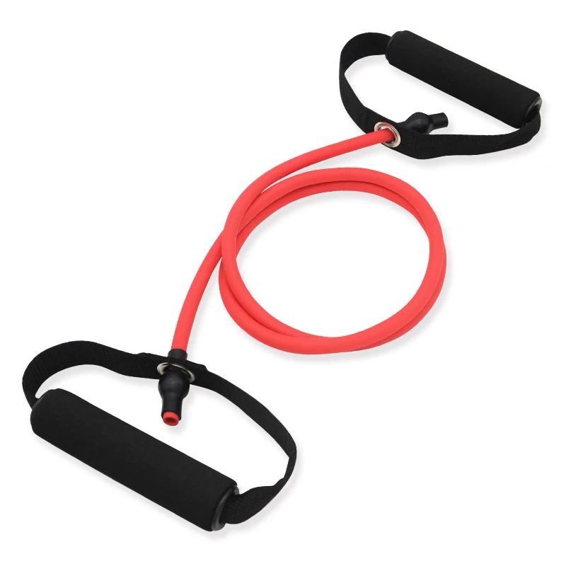

Indoor Body Building resistance band exercise yoga pull rope, Red