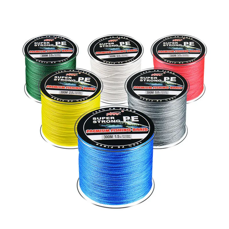 

300/500m Super Strong PE Fishing Line 4 Strands Braided Fishing Line Multicolour Accessories Pe Line, Optional