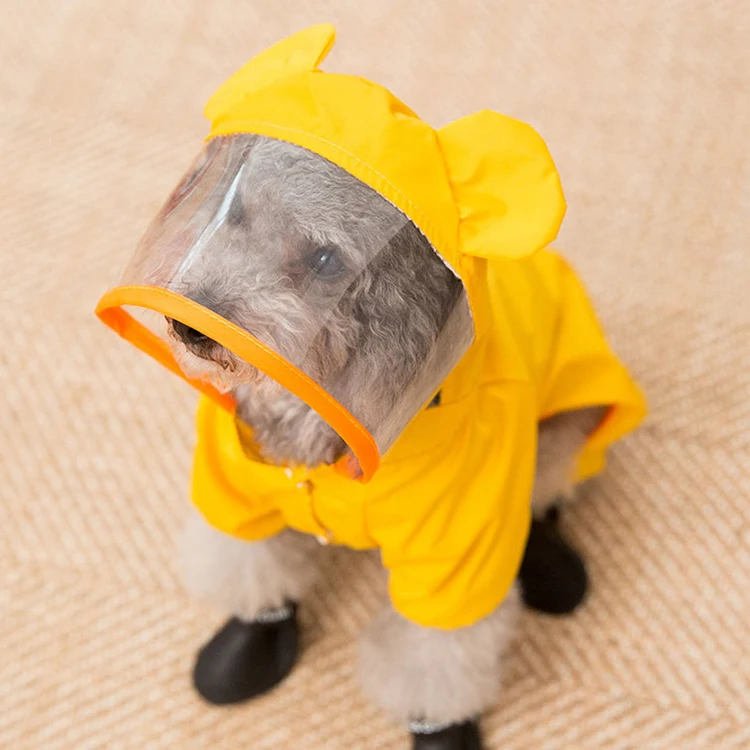 

Wholesale Waterproof Large Pet Dog Rain Coat Raincoat For Dog Rain Jacket Dog