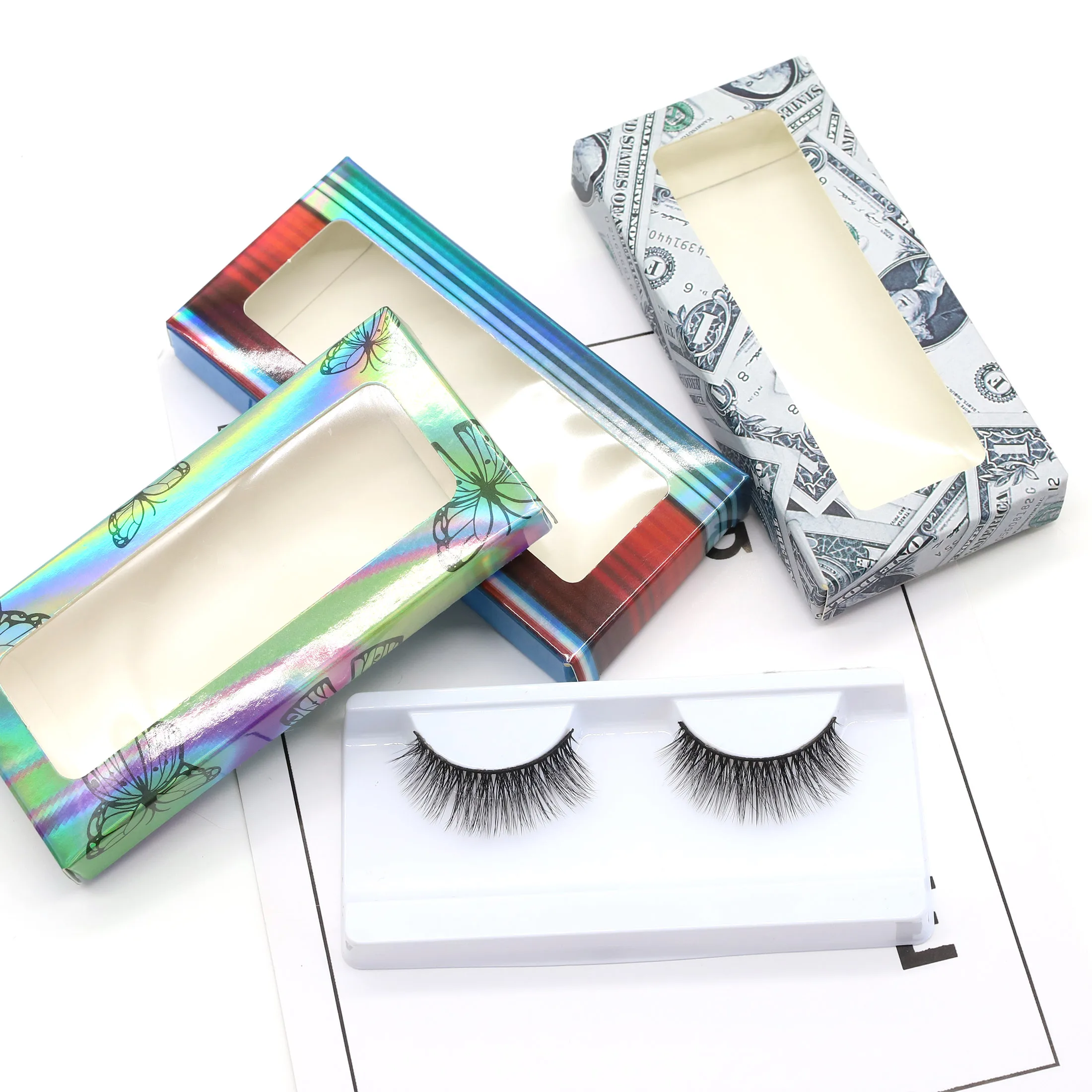 

Hot Selling Factory 3d Eyelashes High Quality Lashes Fiber Eyelashes, Black