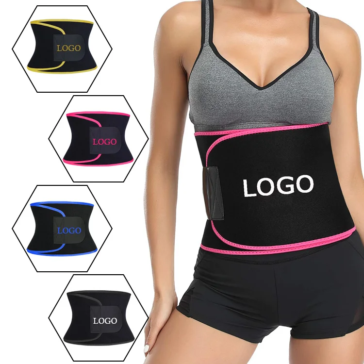 

Low MOQ neoprene Waist Support Sweat Belt Private Label Waist Trainer women waist trimmer, Nude