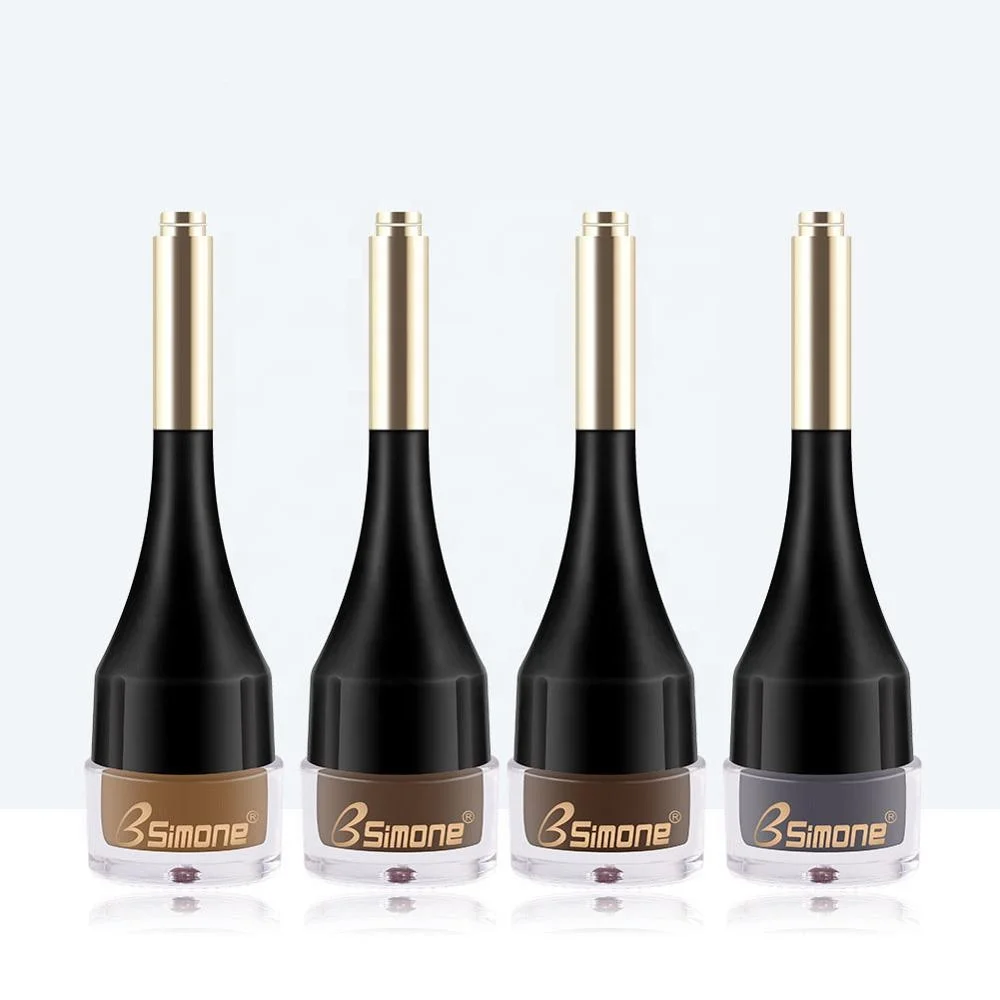 

2g waterproof brow powder long-lasting 4 color air cushion eyebrow dye cream, 4 colors