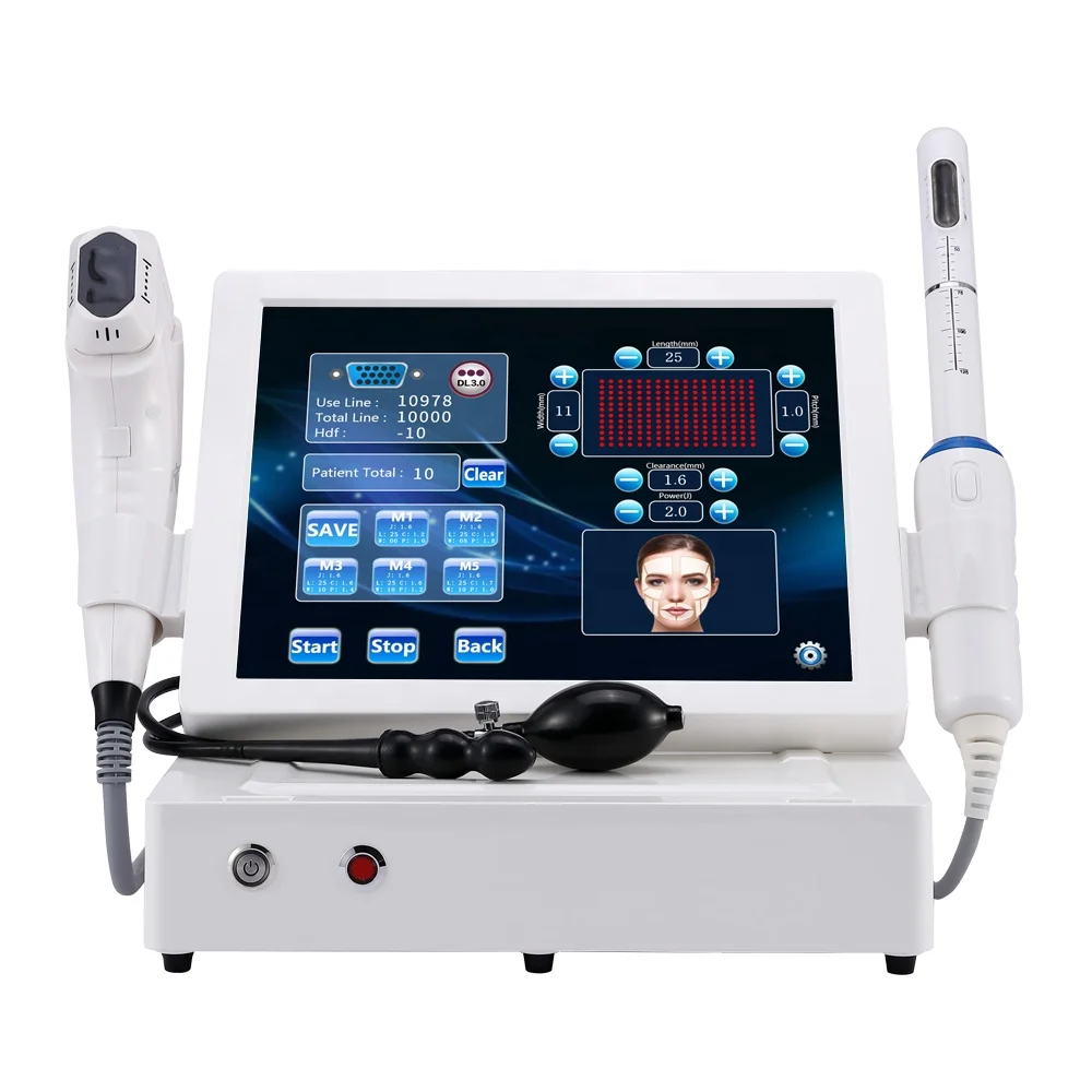 

Huanshi 2 in 1 corporal y facial maquina ultrasson microfocado hifu 4d 2020 with vmax hifu 1.5